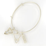 Attract Your Prosperity Bangle Bracelet in Gold