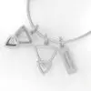 Attract Your Prosperity Bangle Bracelet in Silver - Image 2