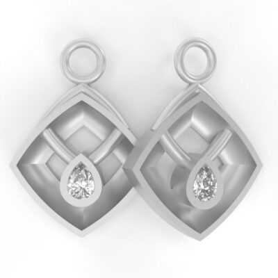 Be Brave Earring Dangles in Silver