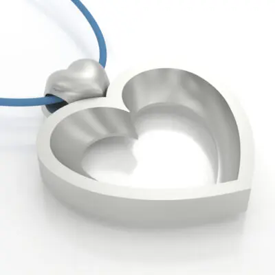 True Love Pendant in Silver - Image 2