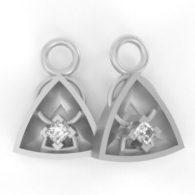 Have Faith Earring Dangles in Silver