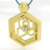 Never Give Up Pendant in Gold