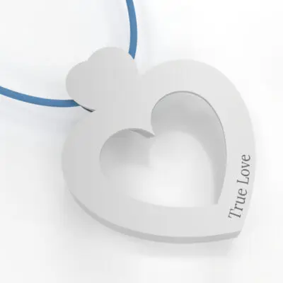 True Love Pendant in Silver - Image 3