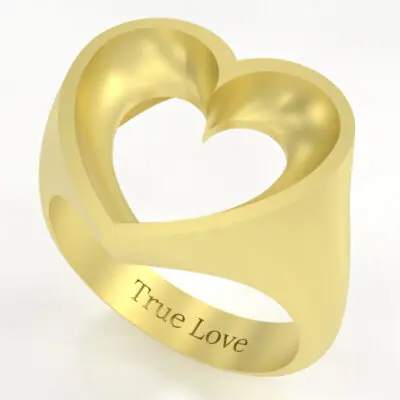 True Love Ring in Gold - Image 3