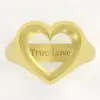 True Love Ring in Gold - Image 4